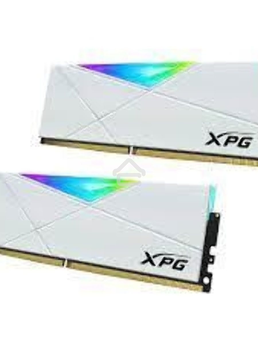 Оперативная память XPG Spectrix D50 RGB, DDR4, 16GB (2x8GB), 3200MHz, CL16, UDIMM, с радиатором, RGB, белый
