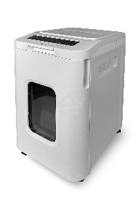 Уничтожитель документов ГЕЛЕОС АП55-5, DIN P-5 (5 ур-нь секр.), фрагмент 1,9х12мм, АВТОПОДАЧА 400 лист  (70г/м2), пл.карты/скрепки/скобы, 55 литров