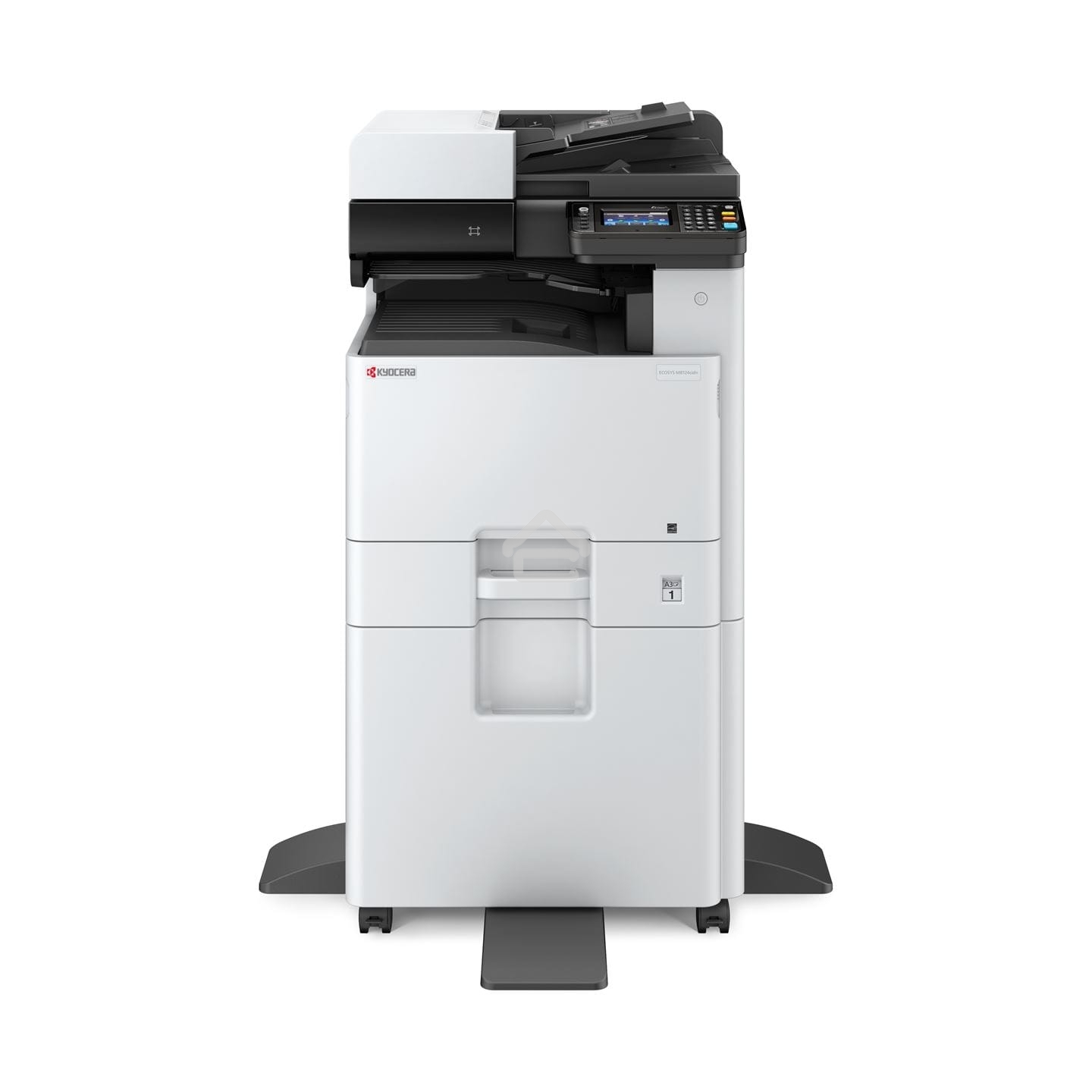 МФУ лазерный Kyocera Ecosys M8124cidn (1102P43NL0), A3, цветной, печ. до 24 стр/мин. (А4) до 12 стр/мин. (А3), скан. до 50 стр/мин., 1200 x 1200 dpi (печать) 600x600dpi (скан.), USB, RJ-45, NFC, Air Print, Mopria