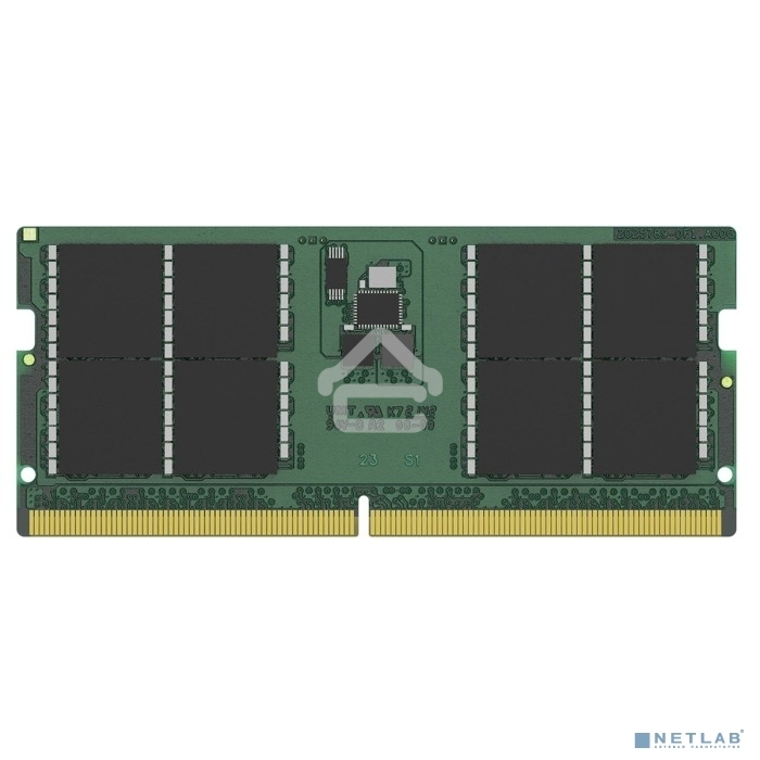 Оперативная память Kingston ValueRAM, DDR5, 32GB (1x32GB), 5600MHz, CL46, SO-DIMM
