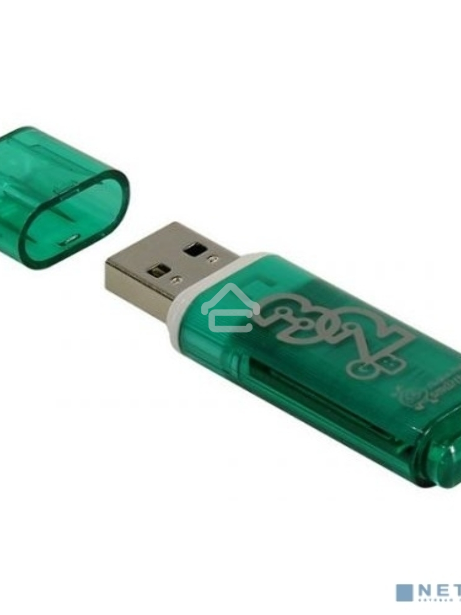 Флеш-память USB 2.0 Flash Drive 32GB Smartbuy Glossy series Green