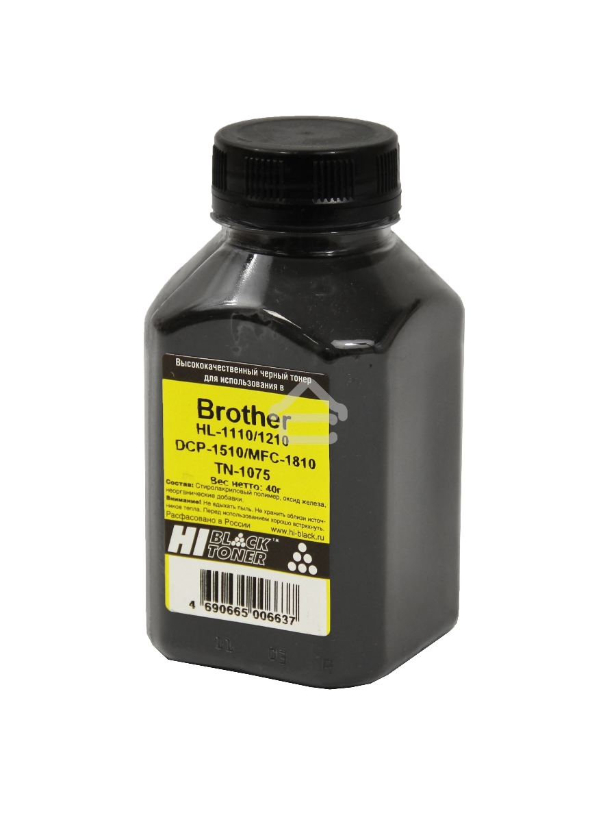 Тонер Brother HL-1110/DCP-1510/MFC-1018 (Hi-Black) 40 г, банка