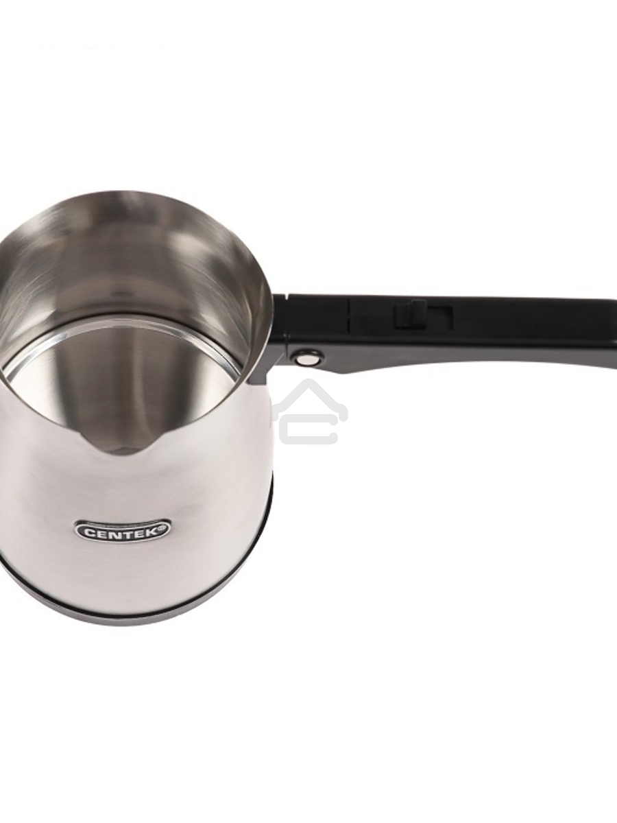 Электрическая турка Centek CT-1099 SS серебристый, исп. кофе - молотый, 0.5 л, 480 Вт