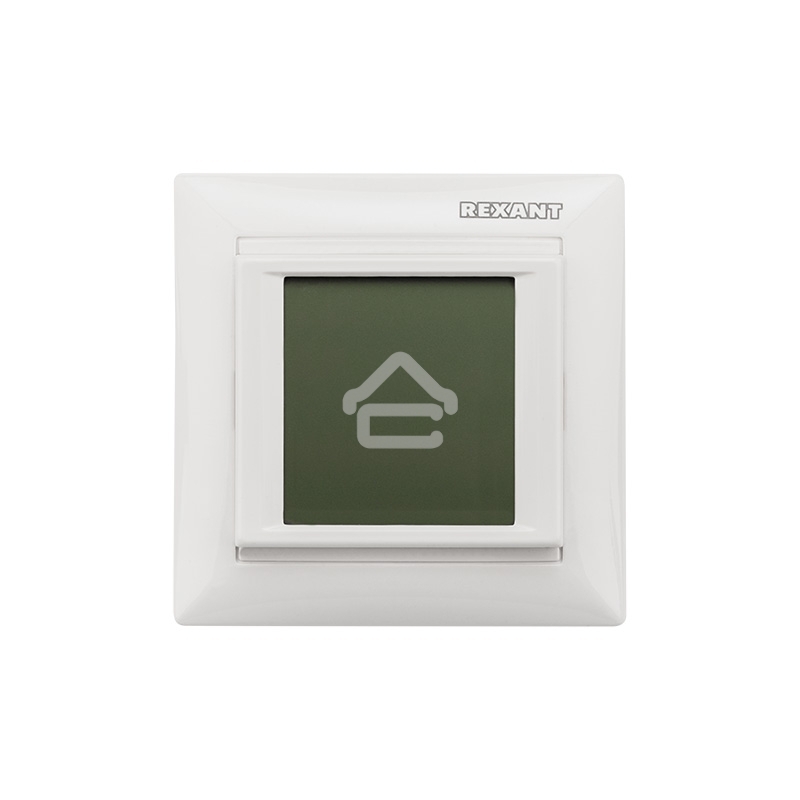 Терморегулятор сенсорный Rexant RX-419B, белый, совместим с Legrand серии Valena