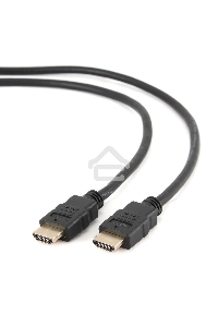 Кабель Cablexpert HDMI CC-HDMI4-10, 19M/19M, v2.0, медь, позол.разъемы, экран, 3м, черный, пакет