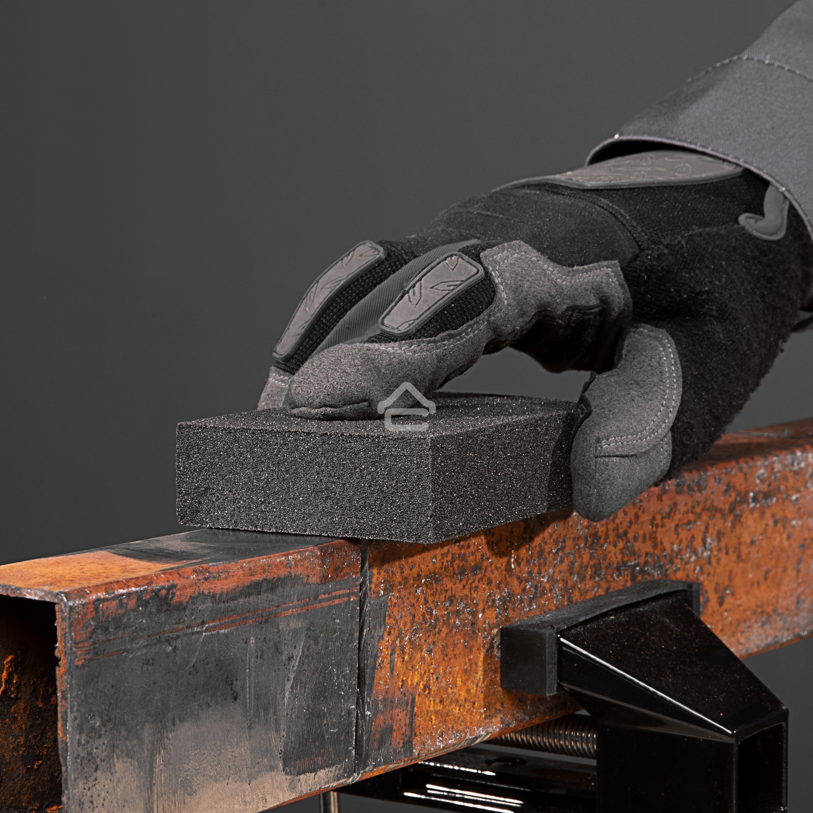 Губка для шлифования Matrix, 100 х 70 х 25 мм, мягкая, P 120