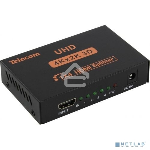 Разветвитель Telecom HDMI 1=>4 4k@30 HZ TTS7005
