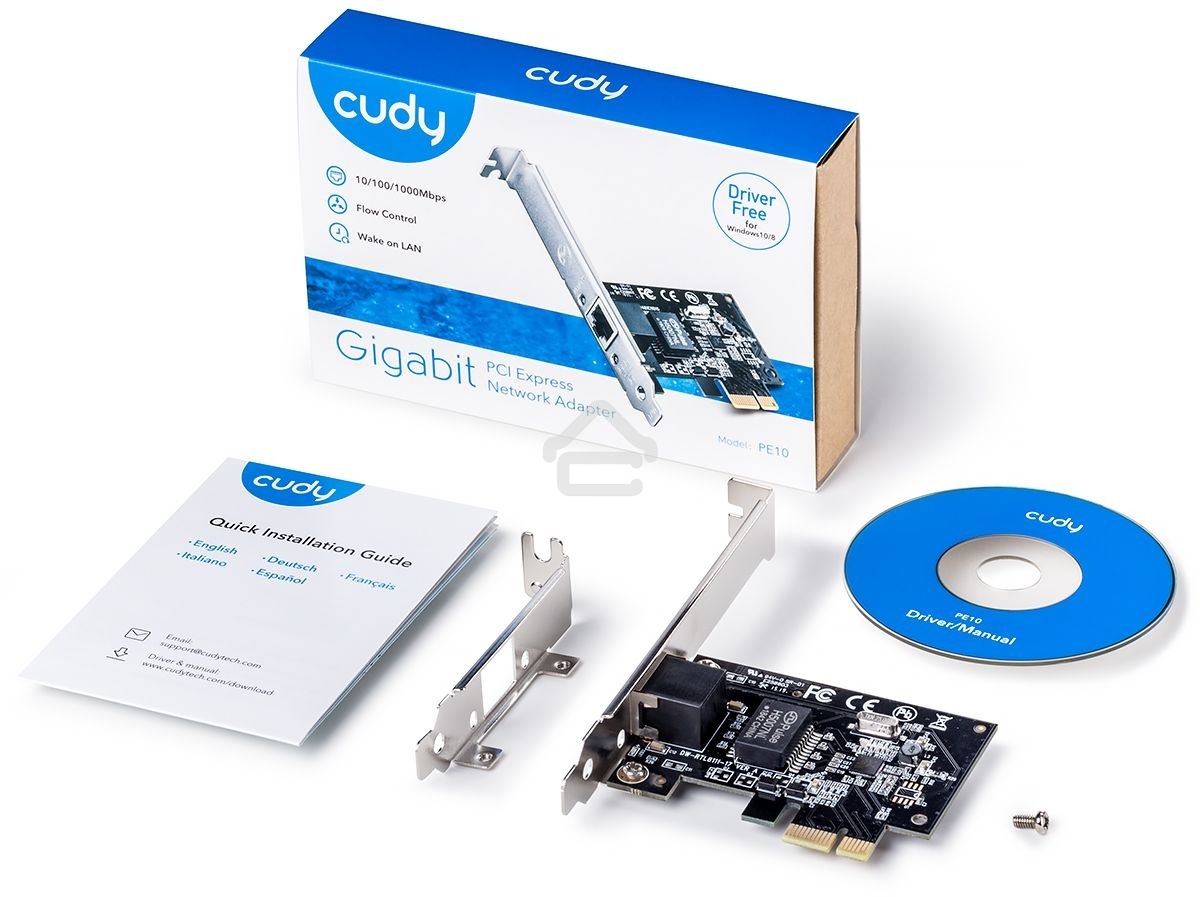 Сетевой адаптер CUDY PCI Express Cudy PE10 PCI Express