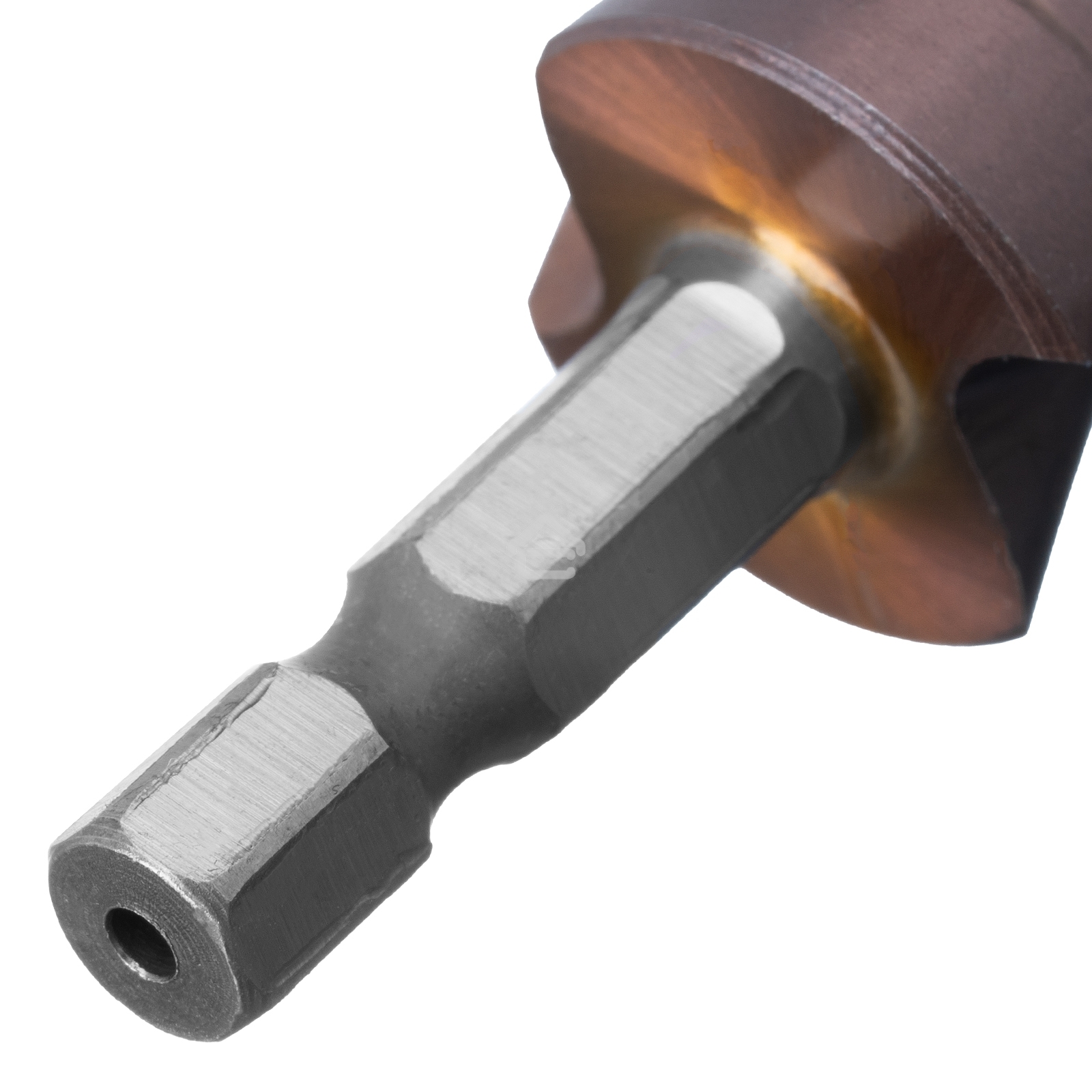 Сверло ступенчатое Denzel 4-6-8-10-12-14-16-18-20 мм, Р6М5К5, 6-гр. хвостовик 723613