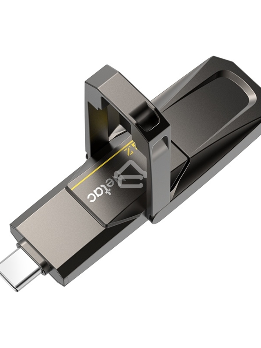 Флеш диск Netac US5 NT03US5C-512G-32TA 512GB USB3.2+TypeC Solid State Flash Drive, up to 550MB/500MB/s