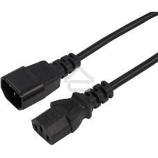 Шнур сетевой Rexant IEC 320 C13 – IEC 320 C14 3x0,75мм², 0,6м