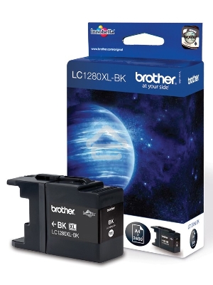Картридж струйный Brother LC1280XLBK черный (2400 стр) для Brother MFC-J6510DW , MFC-J5910DW , MFC-J6710DW , MFC-J6910DW , MFC-J6710D