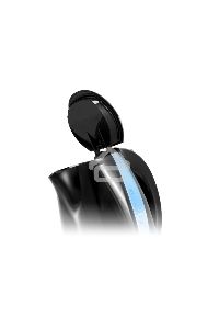 Чайник Centek CT-0040 Black 1.8л, 2200Вт, открывание кнопкой, внутренняя подсветка     