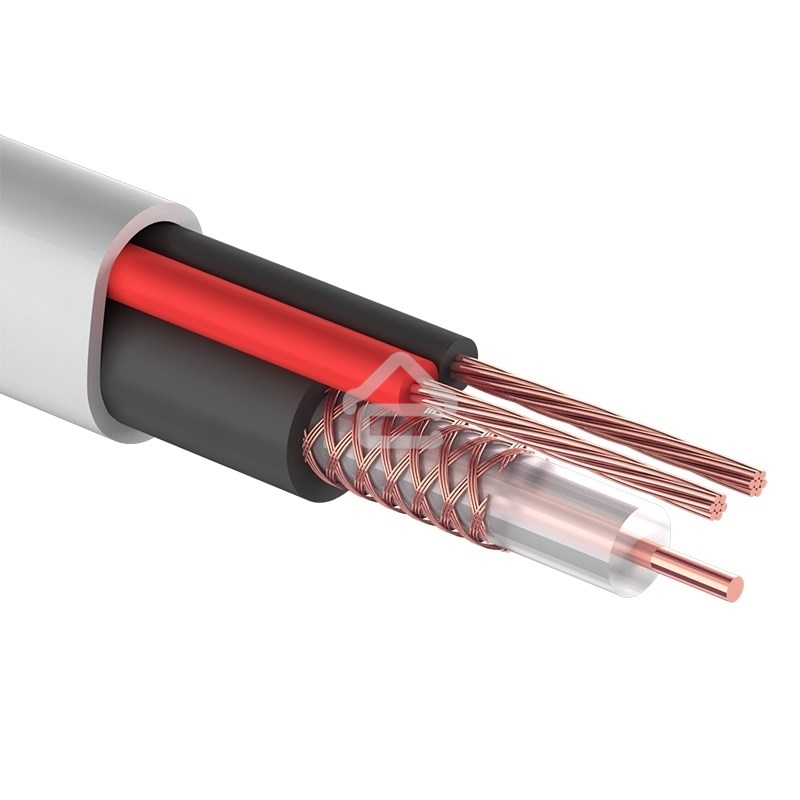 Кабель КВК-В-2+2x0,50 мм² (Cu/Cu) белый (бухта 200 м) PROconnect