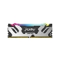 Оперативная память Kingston Fury Renegade, DDR5, 16GB (1x16GB), 6400MHz, CL32, DIMM, с радиатором, RGB, серебристый/черный