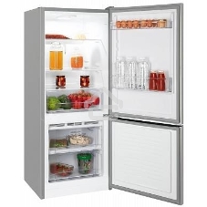 Холодильник Nordfrost NRB 121 S серый двухкамерный 170/70л морозилка снизу, капельная система