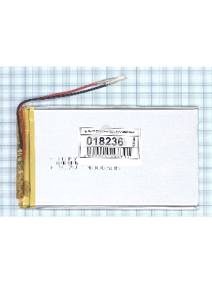 Аккумулятор Li-Pol (батарея) 3*70*120мм 2pin 3.7V/4000mAh