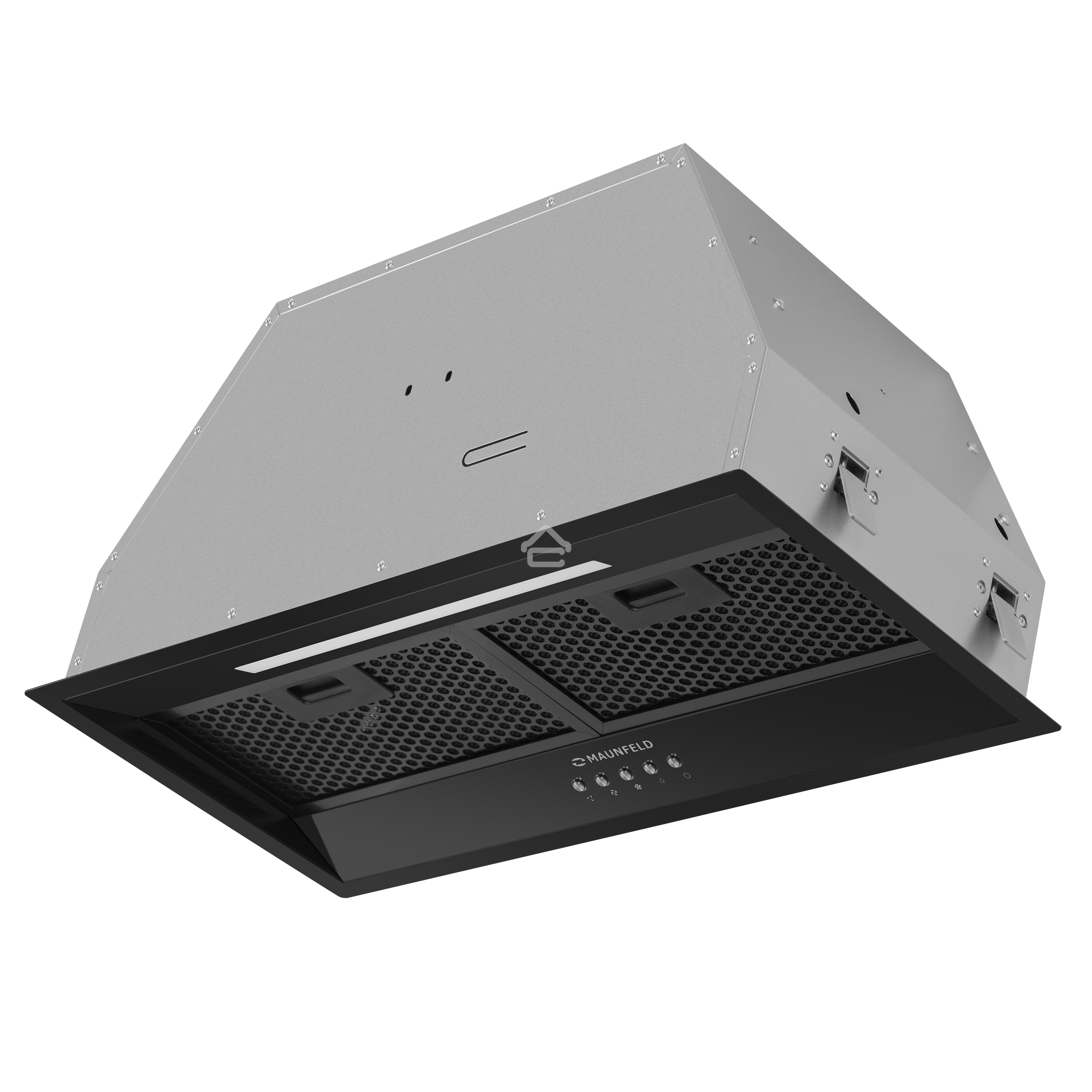 Вытяжка встраиваемая Maunfeld VIVID 603EM черный, 60 см, 1150 куб. м/ч, 45 дБ