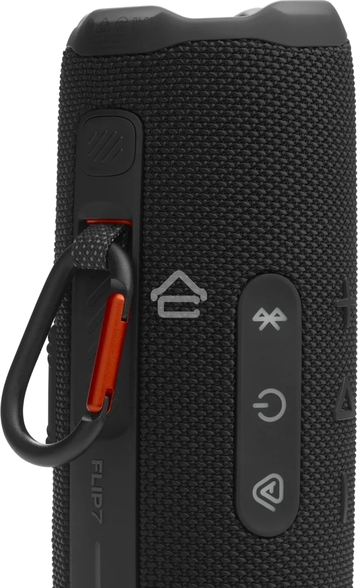 Колонка портативная JBL Flip 7 черный 25W 1.0 BT 4800mAh (JBLFLIP7BLK)