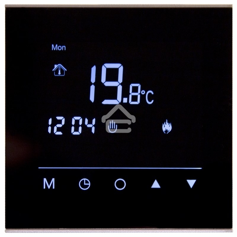 Терморегулятор сенсорный программируемый Rexant, R300B, черный