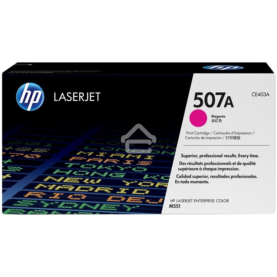 Картридж лазерный HP CE403A пурпурный для CLJ M551 6000стр.