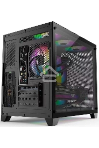 Компьютерный корпус AeroCool / Formula Crystal Z5 черный без БП mATX 1x120mm 2xUSB2.0 1xUSB3.0 audio bott PSU