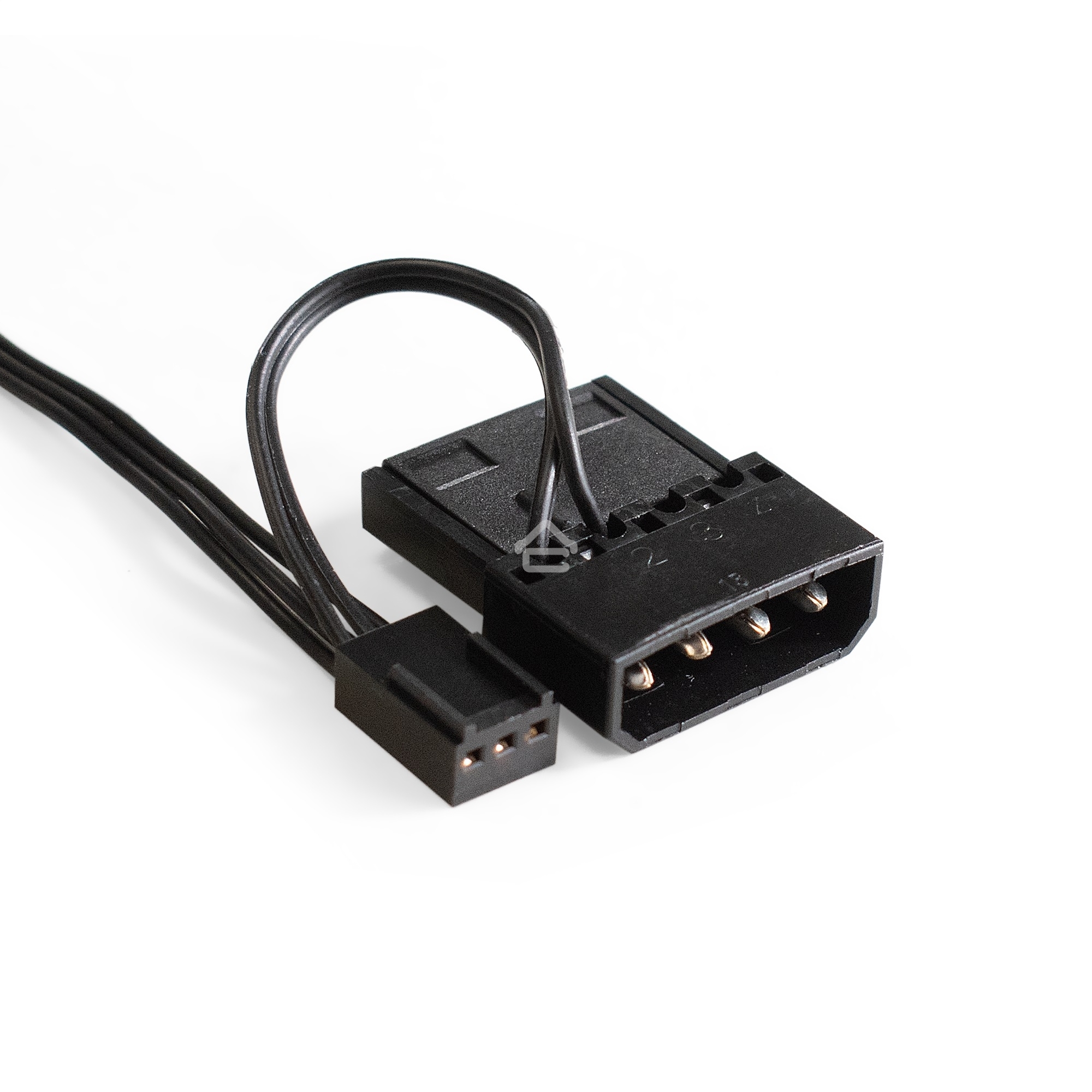 Вентилятор для корпуса ExeGate EX12025HM3PM.FRGb.5CS черный, 120 мм, 1200 об/мин, 24 дБ, 3 pin