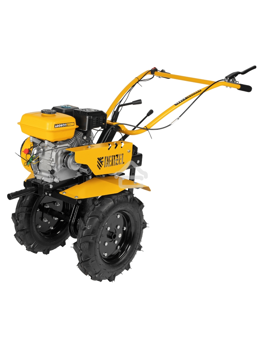 Мотоблок DPT-270S, 7 л.с., ремен.сцеп, фрез 3х4, ШОМ, передачи 2В/1Н Denzel