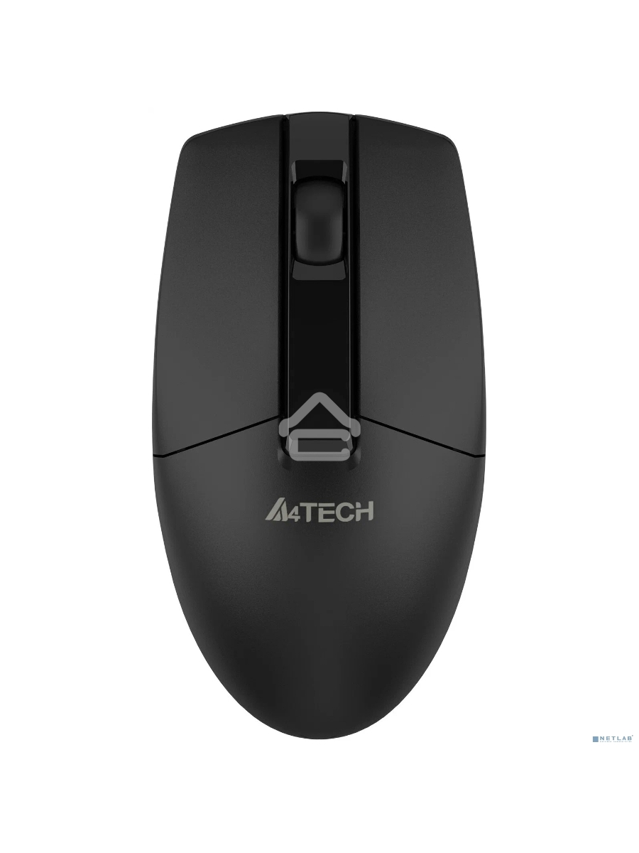 Мышь беспроводная A4Tech G3-330NS черный, 1200 dpi, радиоканал, USB, кнопки - 3