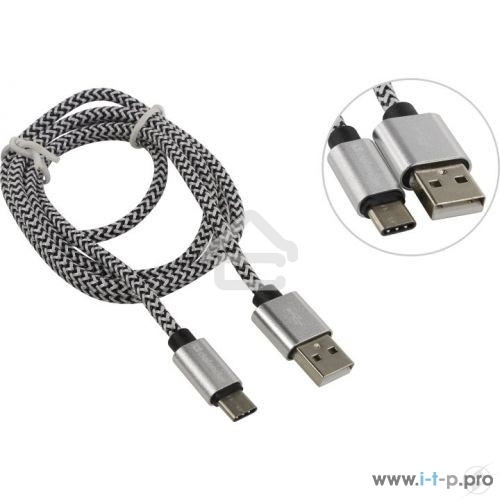 Кабель Defender USB 2.0 TO Type-C 1M белый USB09-03T