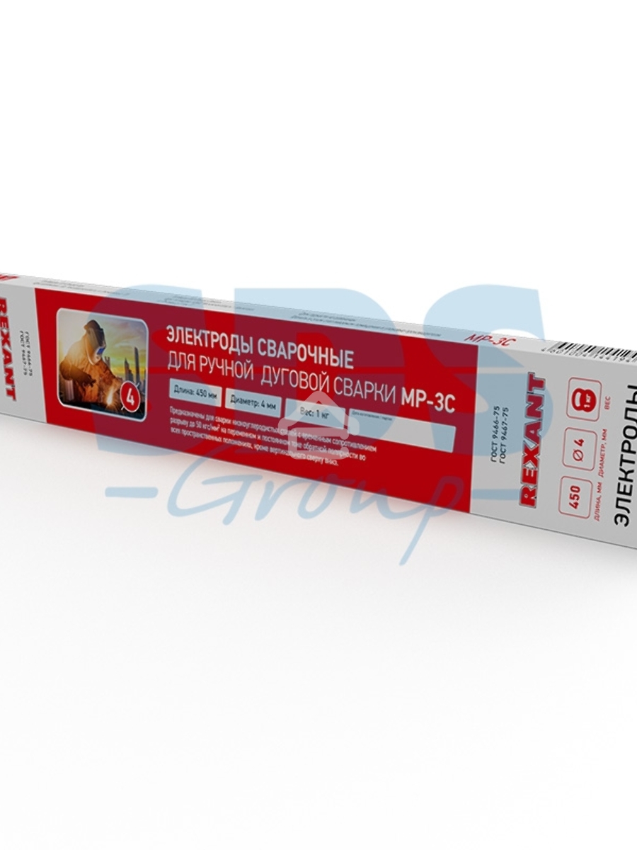 Электрод 450 мм MP-3C 4 мм пачка 1 кг