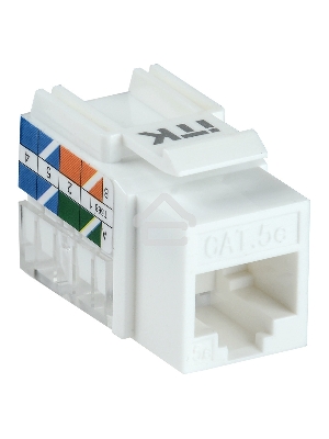 Модуль Keystone Jack кат. 5E UTP 110 IDC 90 град. | CS1-1C5EU-11 | ITK