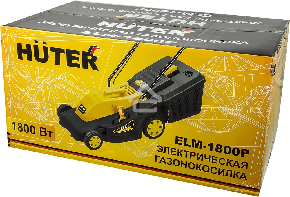 Газонокосилка электрическая Huter ELM-1800P (пластик)