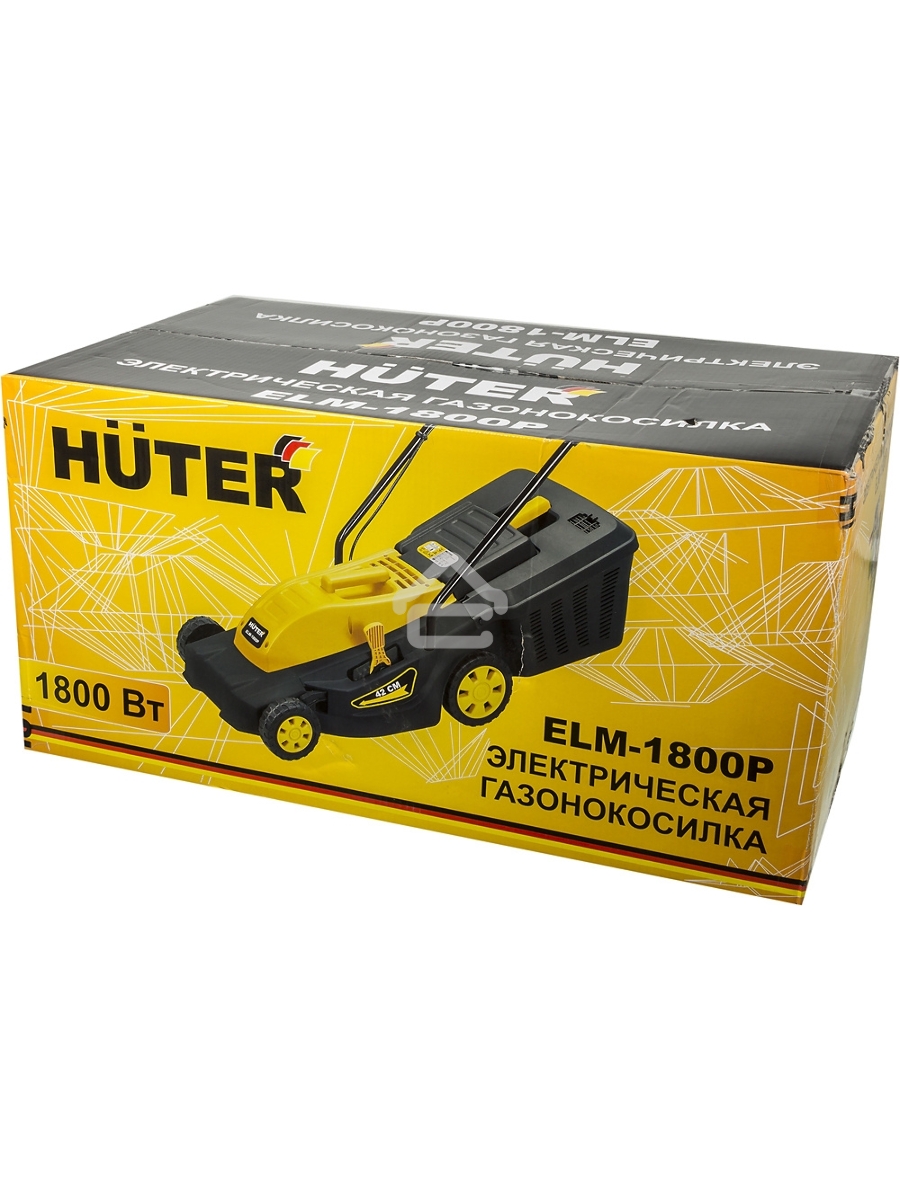 Газонокосилка электрическая ELM-1800P (пластик) Huter