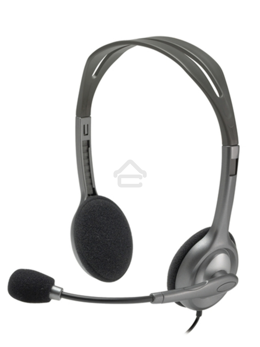 Гарнитура Logitech Headset H111 Stereo grey (981-000594/981-000593/981-000588)