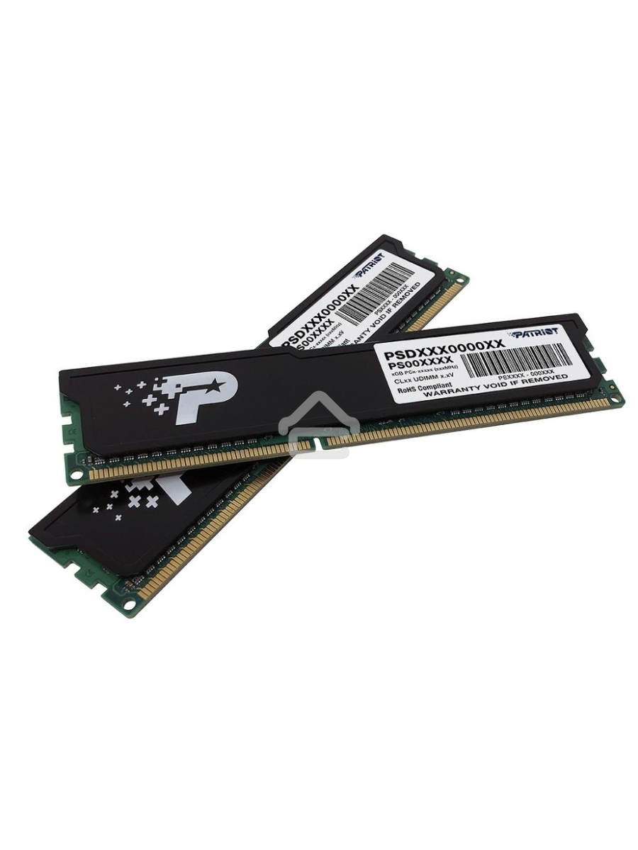 Оперативная память Patriot Signature, DDR4, 32GB (2x16 GB), 3200 MHz, CL22, DIMM