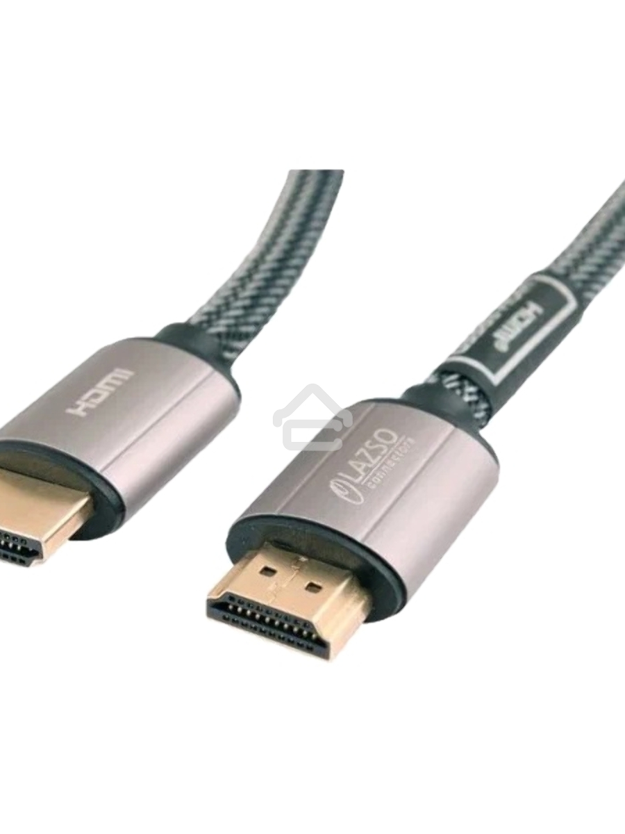 Кабель видео LAZSO WH-111-B HDMI (m)/HDMI (m) 1м. позолоченные контакты черный