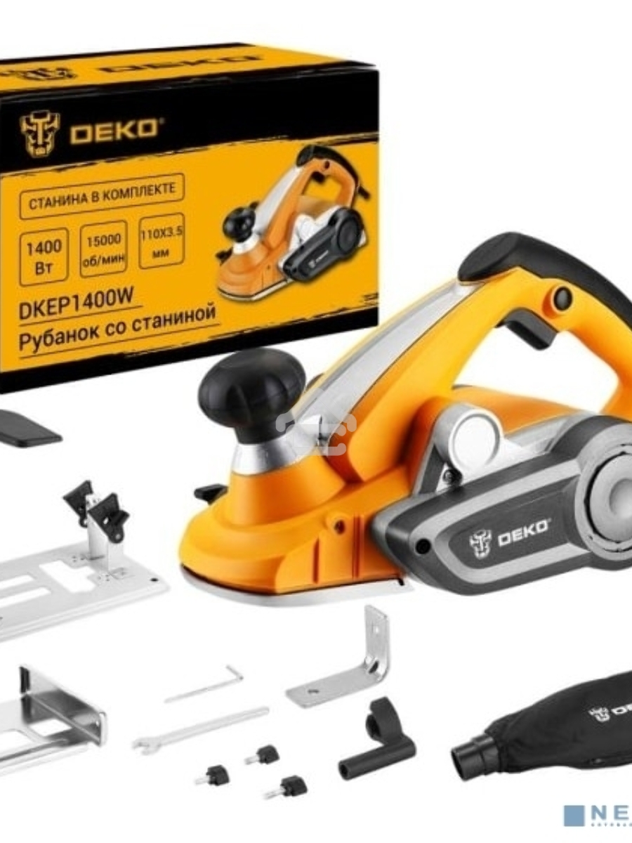 Рубанок Deko DKEP1400W 1400Вт 110мм 15000об/мин