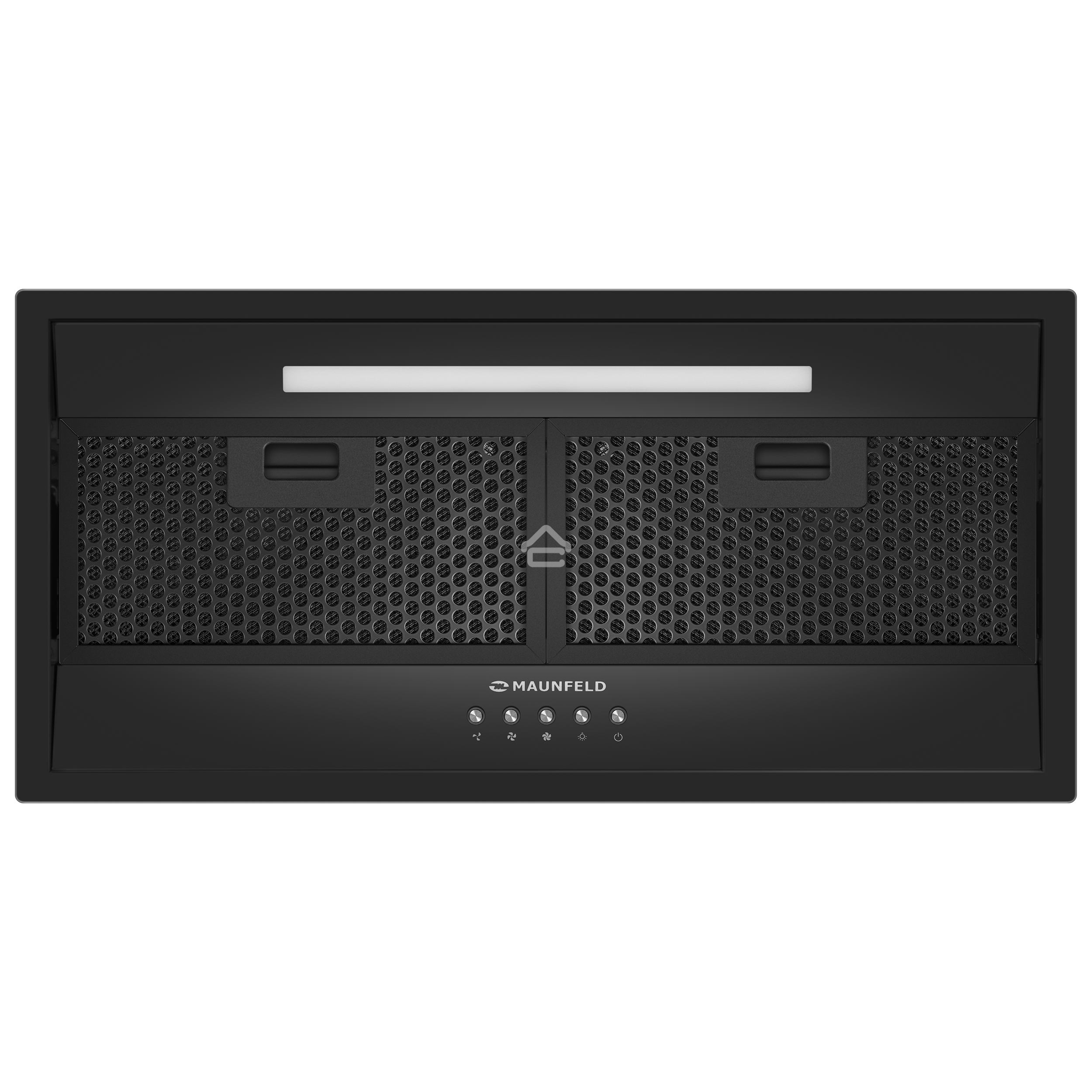 Вытяжка встраиваемая Maunfeld VIVID 603EM черный, 60 см, 1150 куб. м/ч, 45 дБ