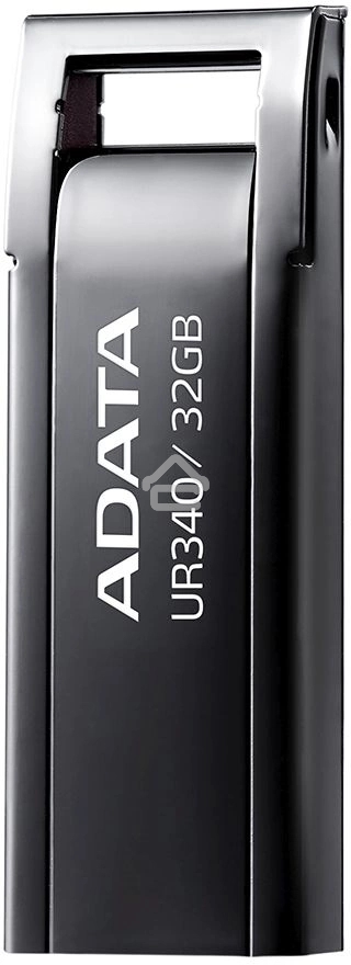 Флешка USB ADATA UR340 (AROY-UR340-32GbK), 32Gb, USB 3.2, R/W 100/30, черный