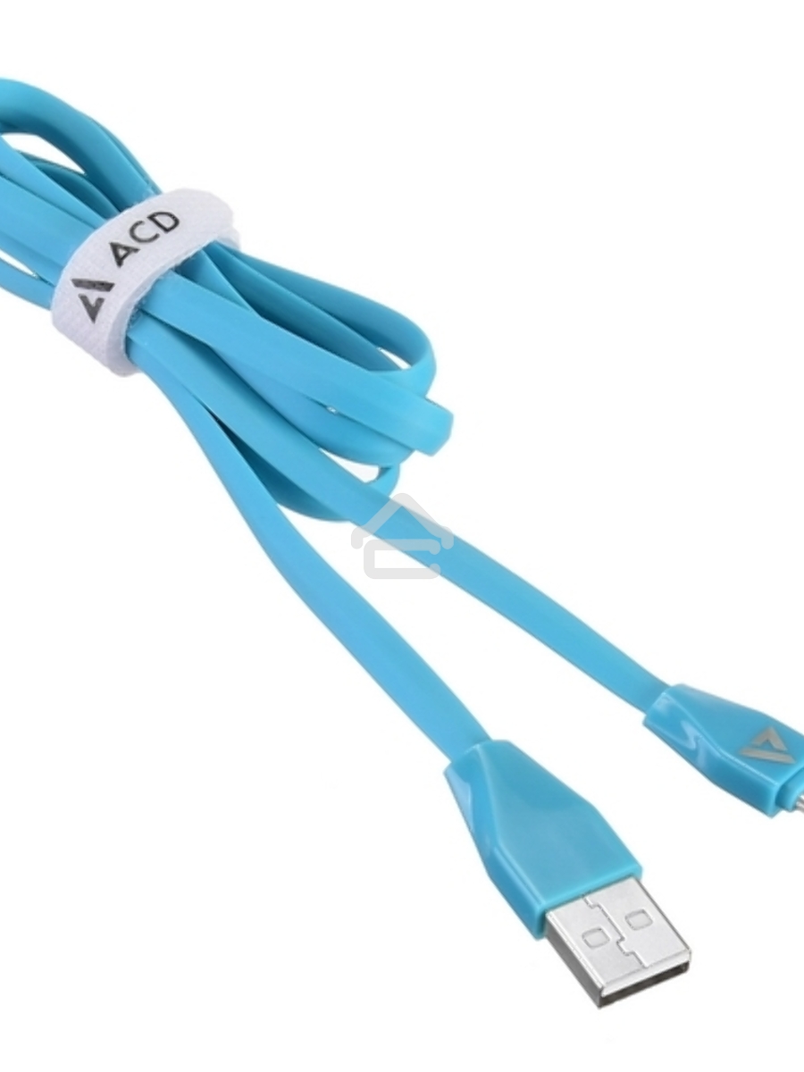 Кабель USB ACD-Life MicroUSB ~ USB-A TPE, 1м, синий (ACD-U920-M1L)