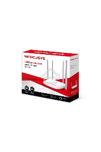 Беспроводный маршрутизатор Mercusys MW325R, 300Мбит/с,  4 порта 100 Мбит/с, 4 фиксированных антенны