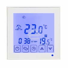 Терморегулятор сенсорный с автоматическим программированием Rexant, R200W, белый