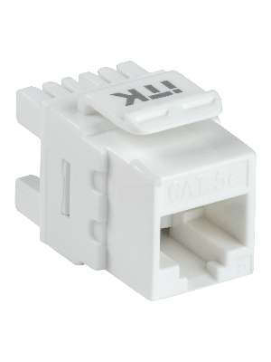 Модуль Keystone Jack кат. 5E UTP 110 IDC 180 град. | CS1-1C5EU-12 | ITK