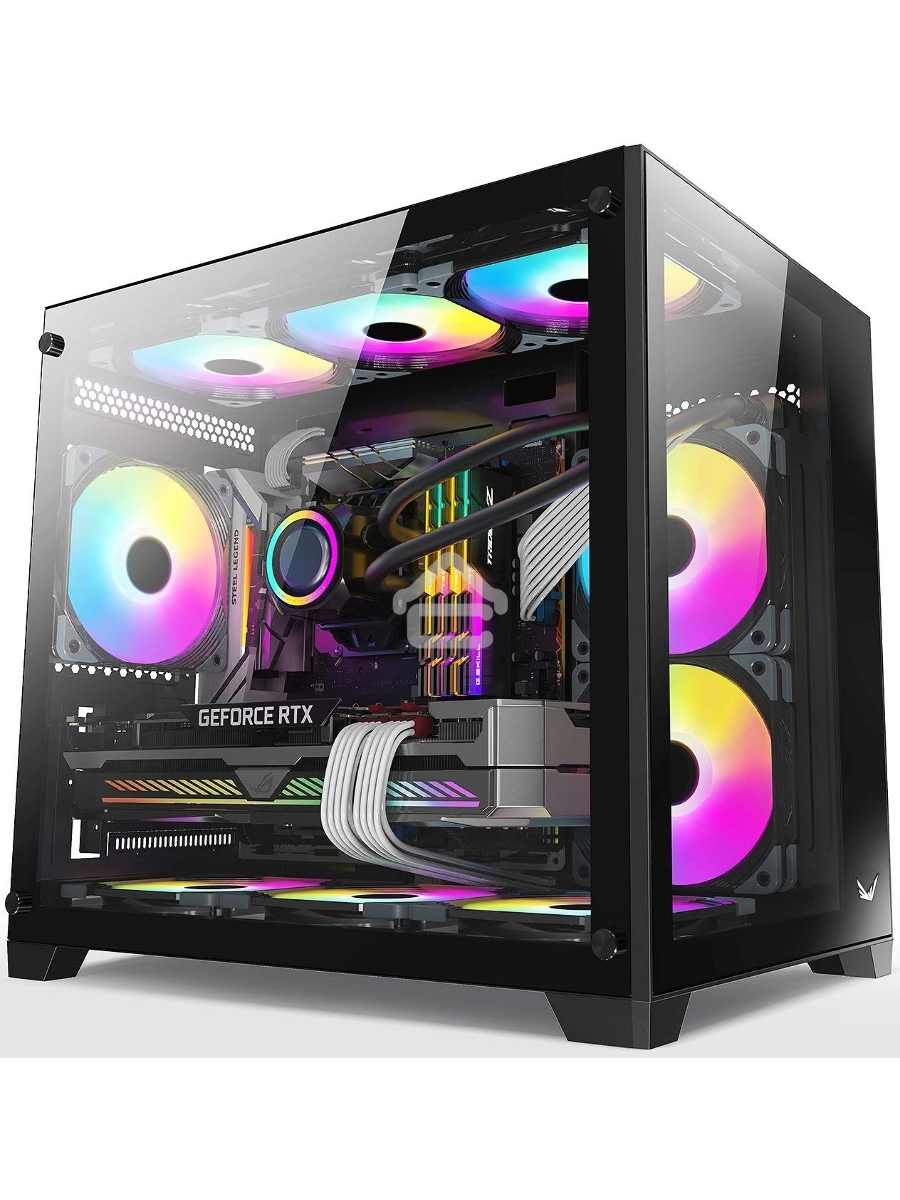 Компьютерный корпус AeroCool / Formula Crystal Z5 черный без БП mATX 1x120mm 2xUSB2.0 1xUSB3.0 audio bott PSU