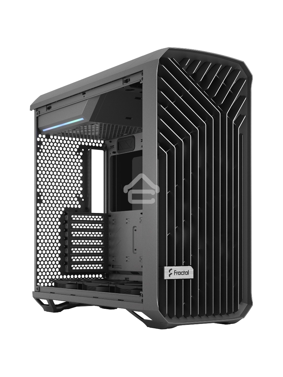 Корпус Fractal Design Torrent Gray TG Light Tint / E-ATX, TG, 2x3.5, 4x2.5, 7xPCI, 1xUSB-C, 2xUSB3.0 / 2x180mm, 3x140mm fans inc. / FD-C-TOR1A-02