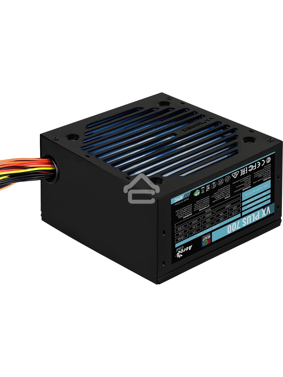 Блок питания Aerocool / Formula VX-700 PLUS RGB, 700Вт, 120мм, черный