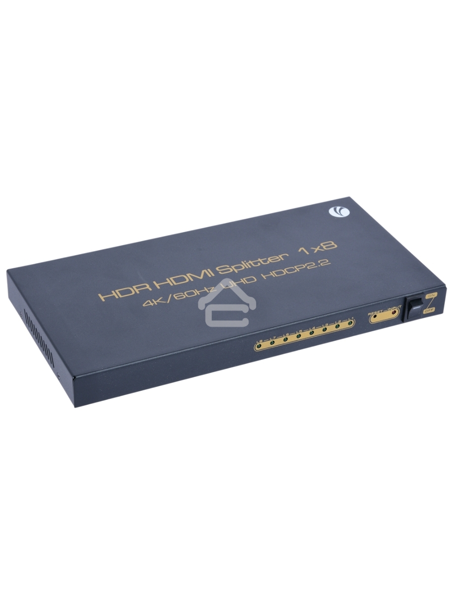 Разветвитель VCOM HDMI Spliitter 1=>8 2.0v, <DD428>
