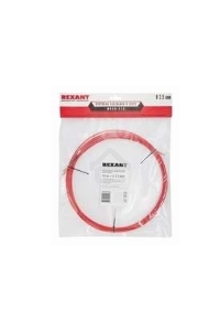 Протяжка кабельная REXANT (мини УЗК в бухте), стеклопруток, d=3,5 мм 10 м, красная