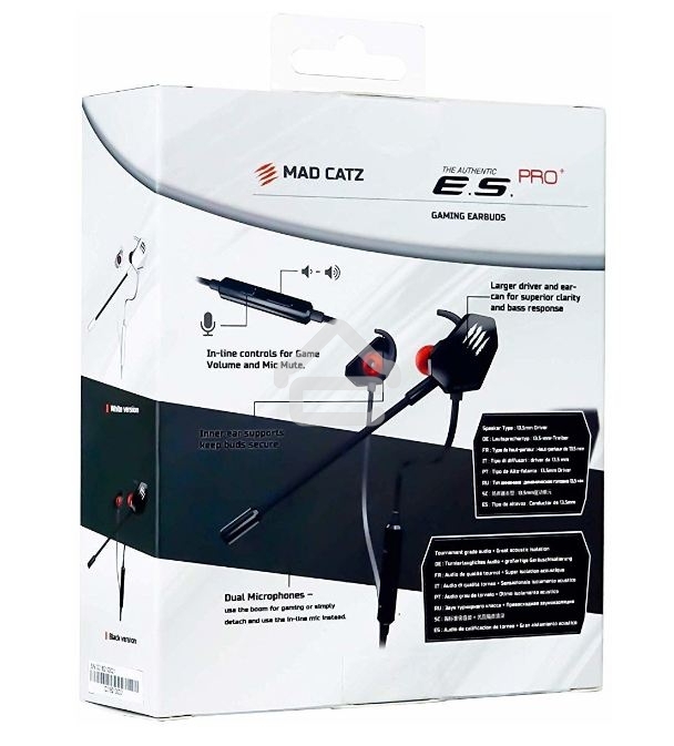 Наушники игровые мобильные Mad Catz E.S. PRO+ черный